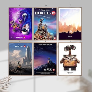 WALL-E Anime Film Classic Film Home Decor Leinwand Poster ungerahmt-8x12''16x24''24x36''
