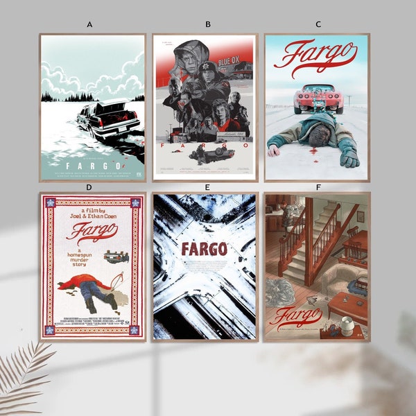 Fargo Film Festival Home Decor Leinwand Poster ungerahmt-8x12''16x24''24x36''