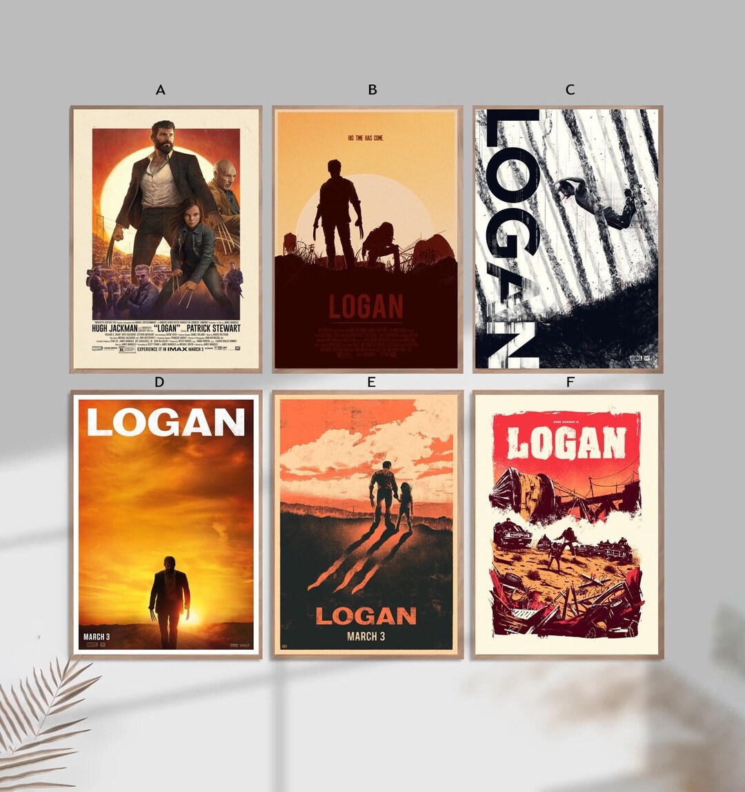 Logan Film Classic Movie Home Decor Canvas Poster Unframe-8x12''16x24 ...