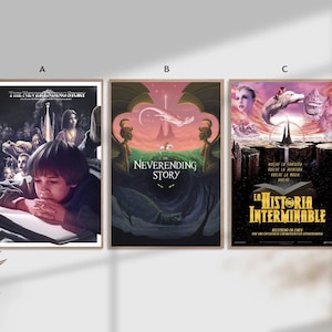 The Neverending Story film Classic Movie Home Decor Canvas Poster unframe-8x12&#39;&#39;16x24&#39;&#39;24x36&#39;&#39;