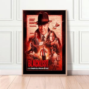 The Blacklist film Classic Movie Home Decor Canvas Poster unframe-8x12&#39;&#39;16x24&#39;&#39;24x36&#39;&#39;