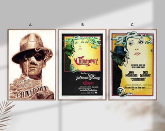 Chinatown 1974 Filmklassiker Leinwand POSTER OHNE Rahmen-20x30cm 16x24cm 24x36cm Leinwand