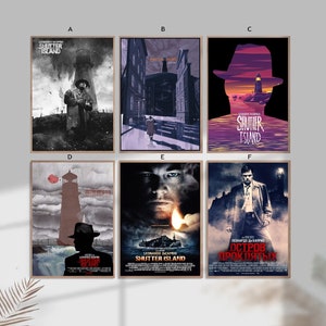 Shutter Island film Classic Movie Home Decor Canvas Poster unframe-8x12&#39;&#39;16x24&#39;&#39;24x36&#39;&#39;