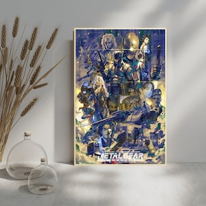 Metal gear solid Video Game Home Decor Canvas Poster unframe-8x12&#39;&#39;16x24&#39;&#39;24x36&#39;&#39;