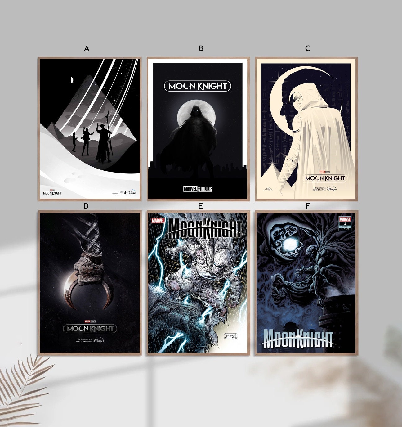 Art print Moon Knight - Lunar Cycle 30x40cm with / without frame by Star  Wars from 16.34 €