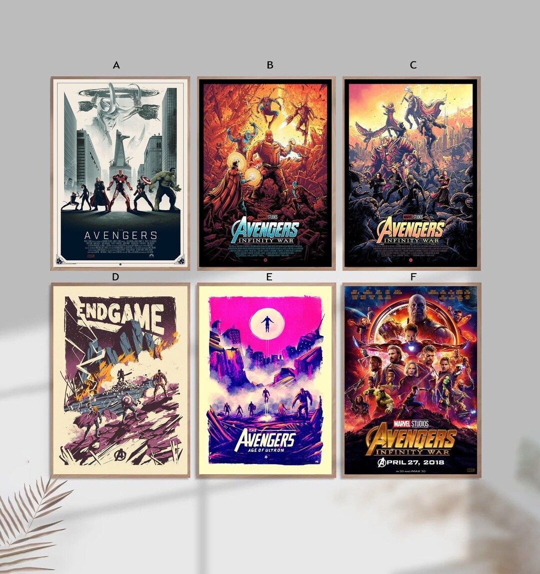 Avengers Infinity War Film Classic Movie Home Decor Canvas Poster