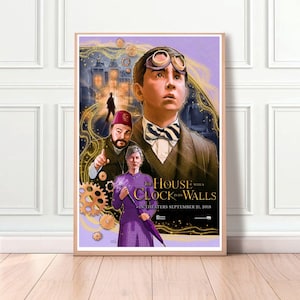 Póster de lienzo de película clásica La casa con un reloj en sus paredes, decoración del hogar, sin marco, 8 x 12 &#39;&#39;, 16 x 24 &#39;&#39;, 24 x 36 &#39;&#39;