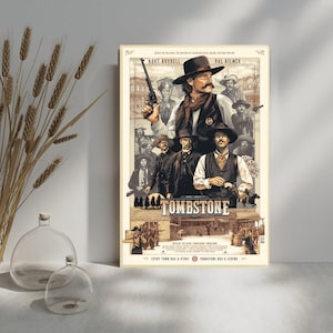Tombstone film Classic Movie Home Decor Canvas Poster unframe-8x12&#39;&#39;16x24&#39;&#39;24x36&#39;&#39;