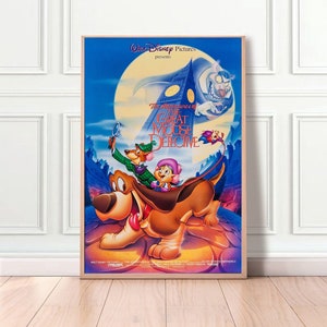 The Great Mouse Detective film Classic Movie Home Decor Canvas Poster unframe-8x12''16x24''24x36''