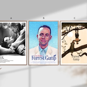 Forrest Gump Filmklassiker Leinwand Poster ungerahmt-20x30cm16x24cm24x36"