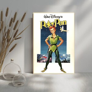 Peter Pan Classic Movie Home Decor Canvas Poster Unframe-8x12''16x24 ...