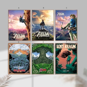 Legend of Zelda A link to the past Video Game Home Decor Canvas Poster unframe-8x12&#39;&#39;16x24&#39;&#39;24x36&#39;&#39;