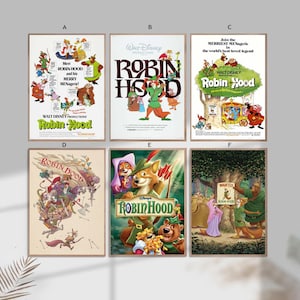 Robin Hood 1973 film Classic Movie Home Decor Canvas Poster unframe-8x12&#39;&#39;16x24&#39;&#39;24x36&#39;&#39;