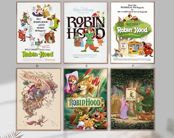 Robin Hood 1973 film Classic Movie Home Decor Canvas Poster unframe-8x12&#39;&#39;16x24&#39;&#39;24x36&#39;&#39;