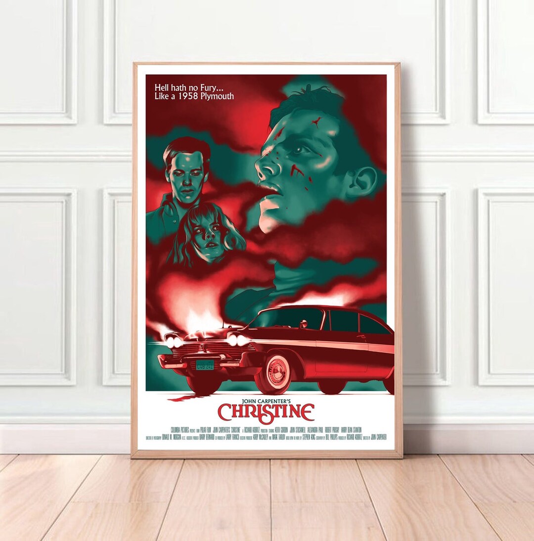 Christine 1983 Film Classic Movie Home Decor Canvas Poster Unframe-8x12 ...
