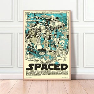 Spaced film Classic Movie Home Decor Canvas Poster unframe-8x12&#39;&#39;16x24&#39;&#39;24x36&#39;&#39;