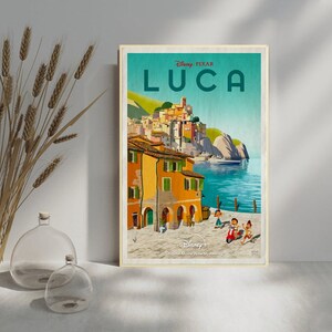 Luca Anime Film Classic Movie Home Decor Canvas Poster Unframe-8x12 ...