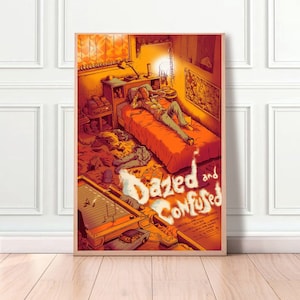 Dazed and Confused film Classic Movie Home Decor Canvas Poster unframe-8x12&#39;&#39;16x24&#39;&#39;24x36&#39;&#39;