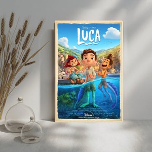 Luca Anime Film Classic Movie Home Decor Canvas Poster Unframe-8x12 ...
