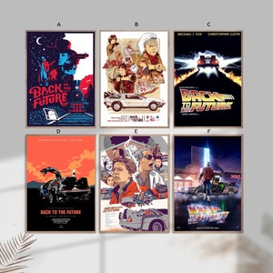 Back to the Future film Classic Movie Home Decor Canvas Poster unframe-8x12&#39;&#39;16x24&#39;&#39;24x36&#39;&#39;
