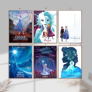 Frozen 2019 film Classic Movie Home Decor Canvas Poster unframe-8x12&#39;&#39;16x24&#39;&#39;24x36&#39;&#39;