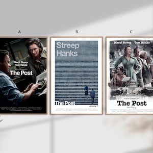 The Papers The Post film Classico Film Home Decor Canvas Poster senza cornice-8x12''16x24''24x36''