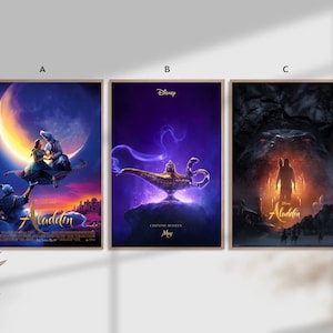 Aladdin 2019 film Classic Movie Home Decor Canvas Poster unframe-8x12&#39;&#39;16x24&#39;&#39;24x36&#39;&#39;