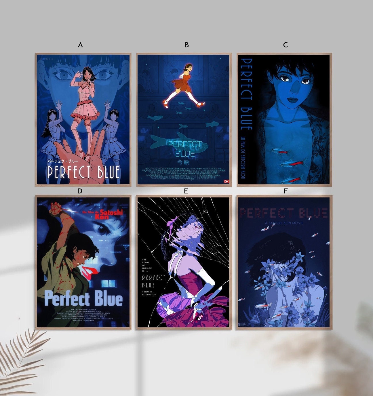 Perfect Blue Anime Film Classic Movie Home Decor Canvas Poster  Unframe-8x12''16x24''24x36'' 