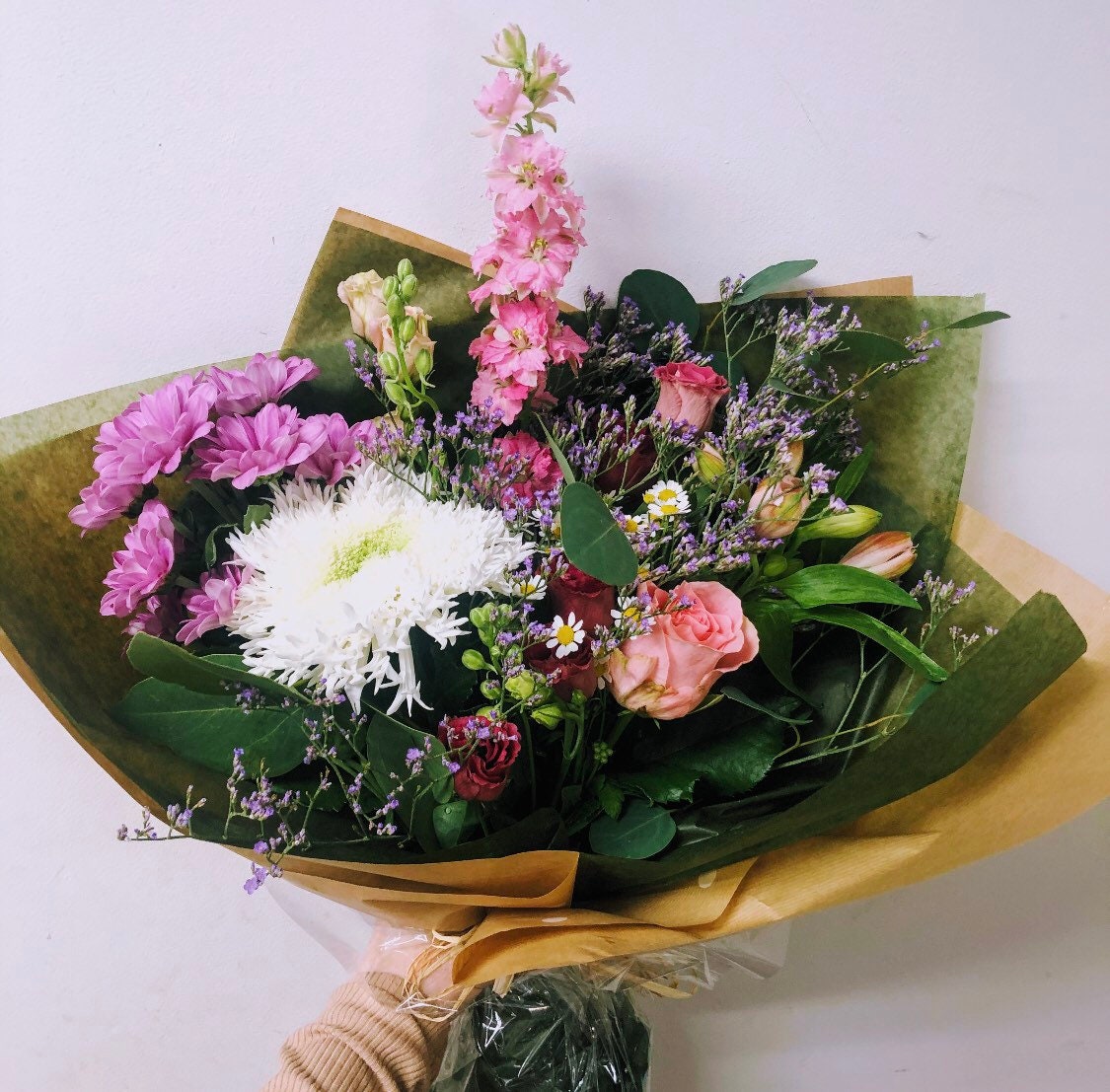 Pretty Fresh Flower Bouquet UK Wide Delivery For You or a Etsy