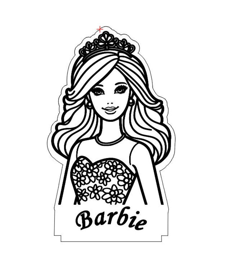 Barbie Svg Dxf Digital File (digital Download) - Etsy