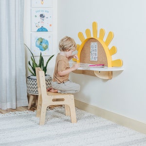 Wall mounted kids desk clearance