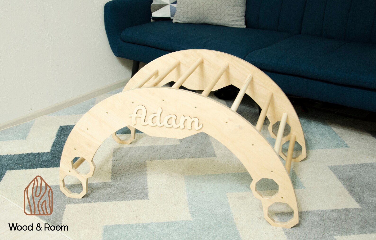 Set of Three Items: Small Climbing Arch and Two Ramps, Indoor ...