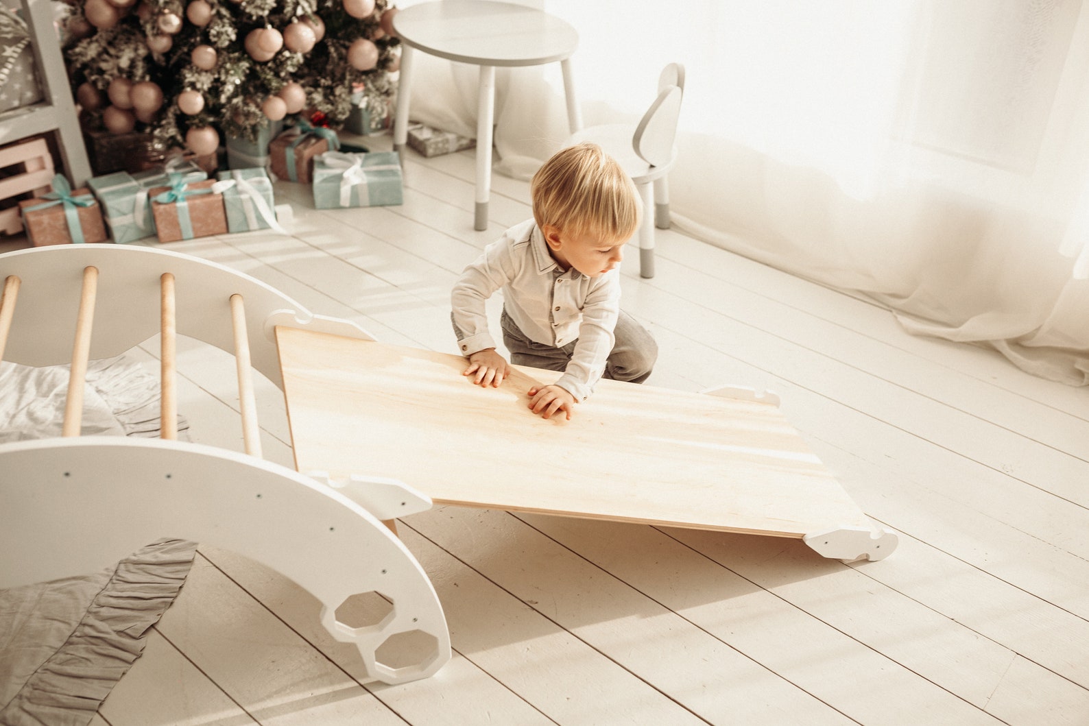 Montessori Set, Climbing Arch and Ramp, Climbing Toddler Dreieck Rock ...