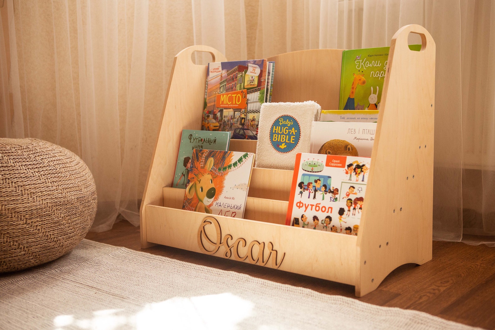 Large Montessori Bookshelf Montessori Furniture Kids Etsy