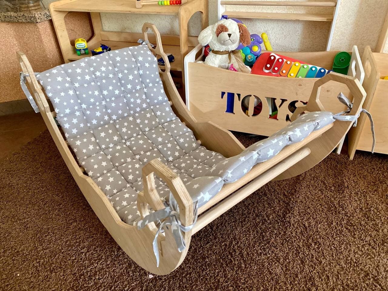 Arch Rocker Pillow 100 Cotton baby Pillow Montessori Etsy