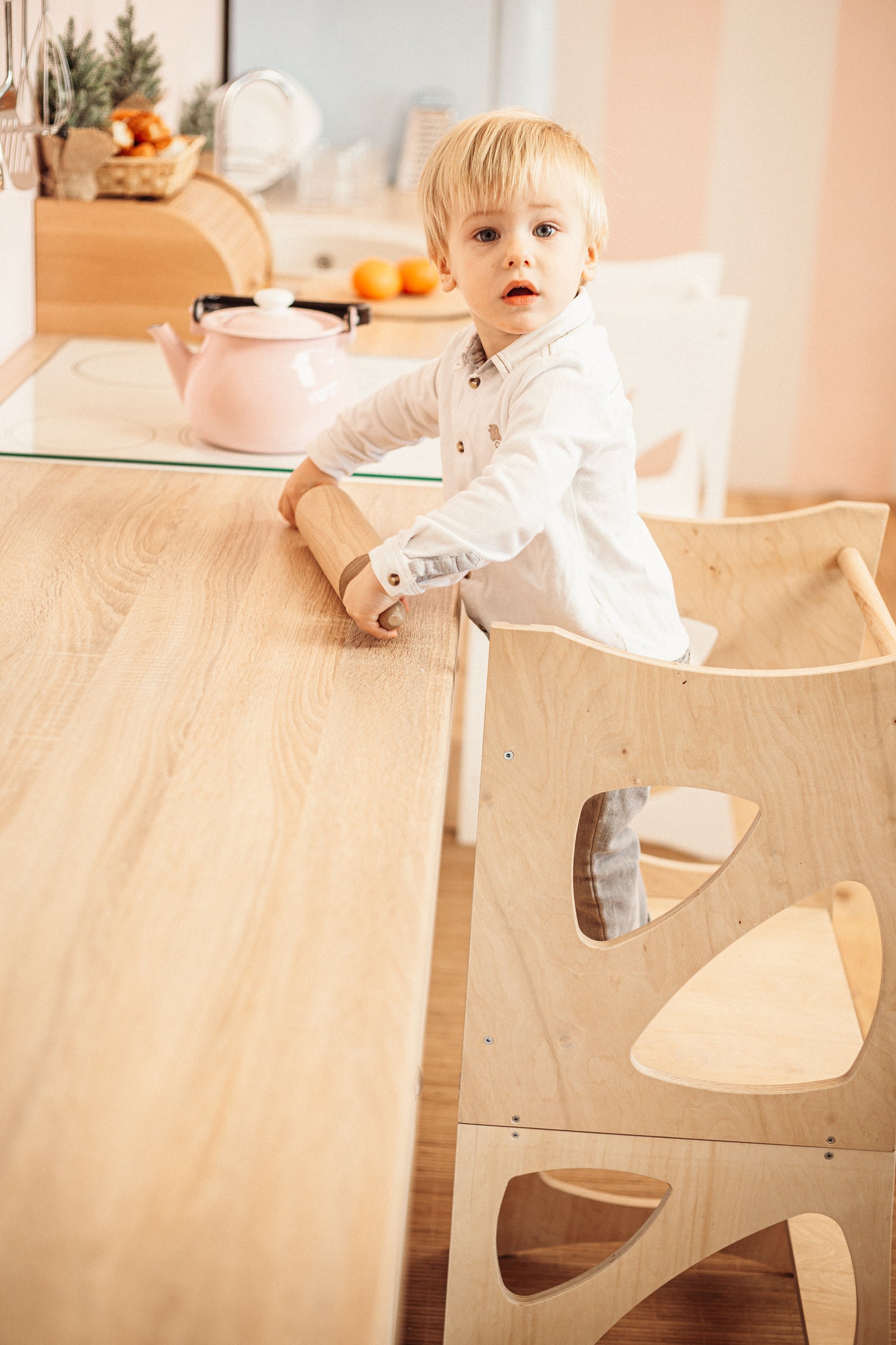 Kitchen Tower Montessori Furniture Chalkboard Montessori Etsy