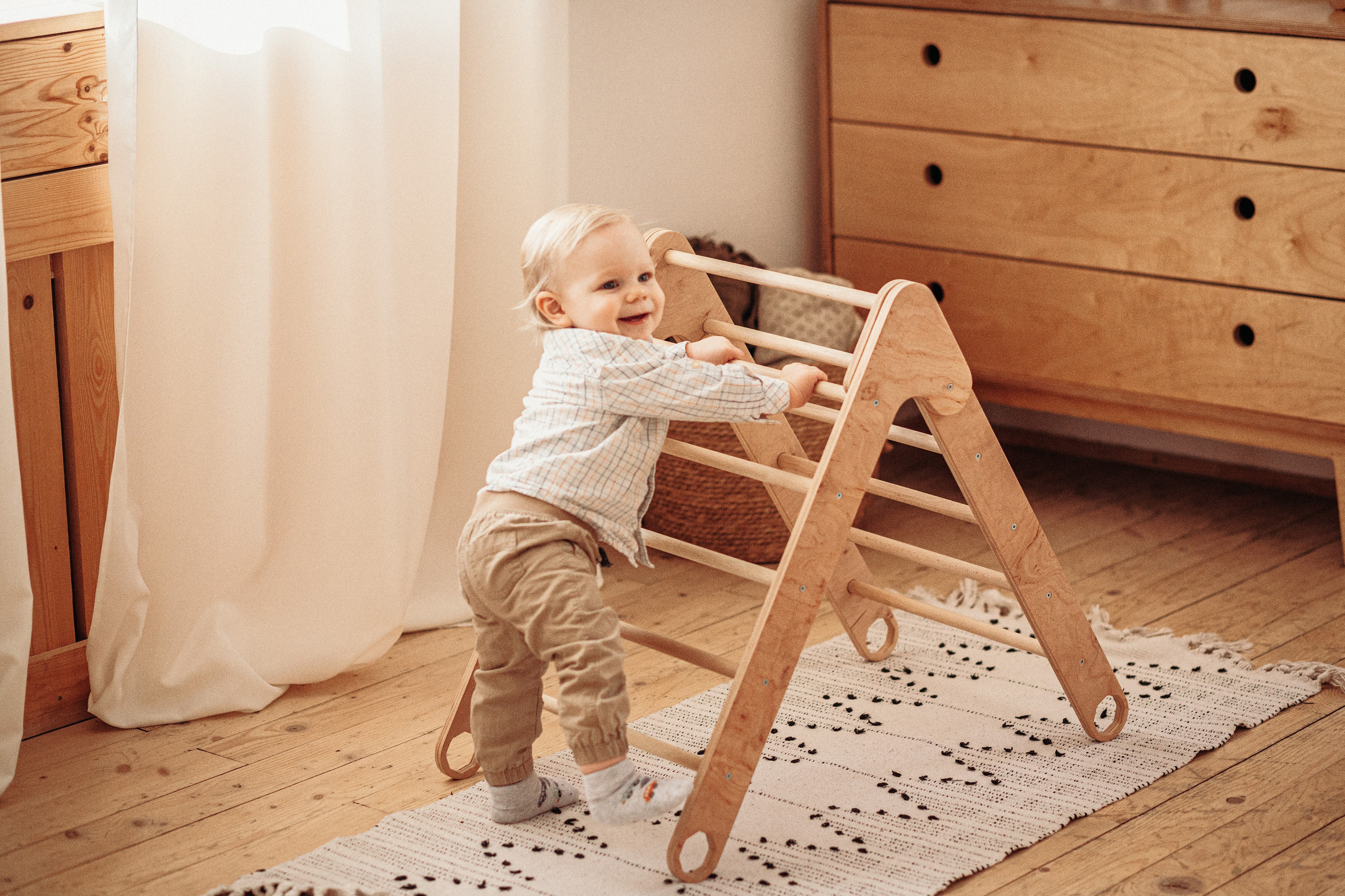 Climbing Foldable triangle Baby climber Climbing ladder Etsy
