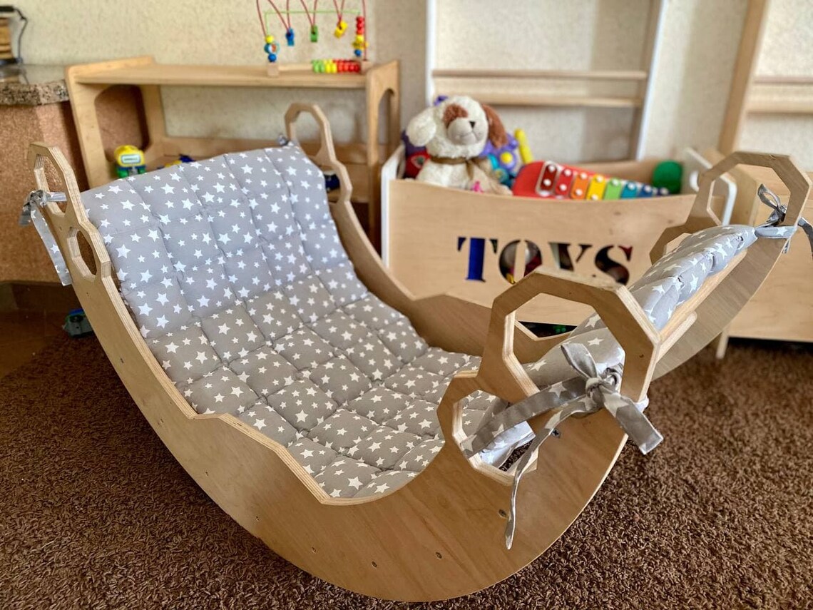 Arch Rocker Pillow 100 Cotton baby Pillow Montessori Etsy