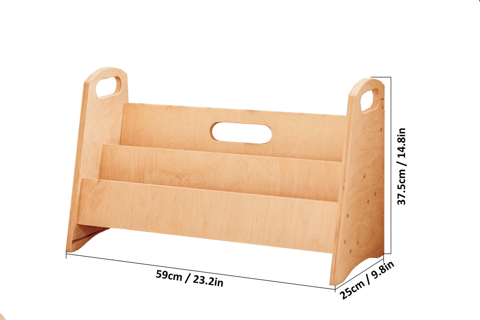 Montessori Bookshelf Wood Toddler Bookcase Shelf for Kids Etsy