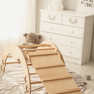 Montessori Set, Climbing Arch and Ramp, Climbing Toddler Dreieck Rock ...