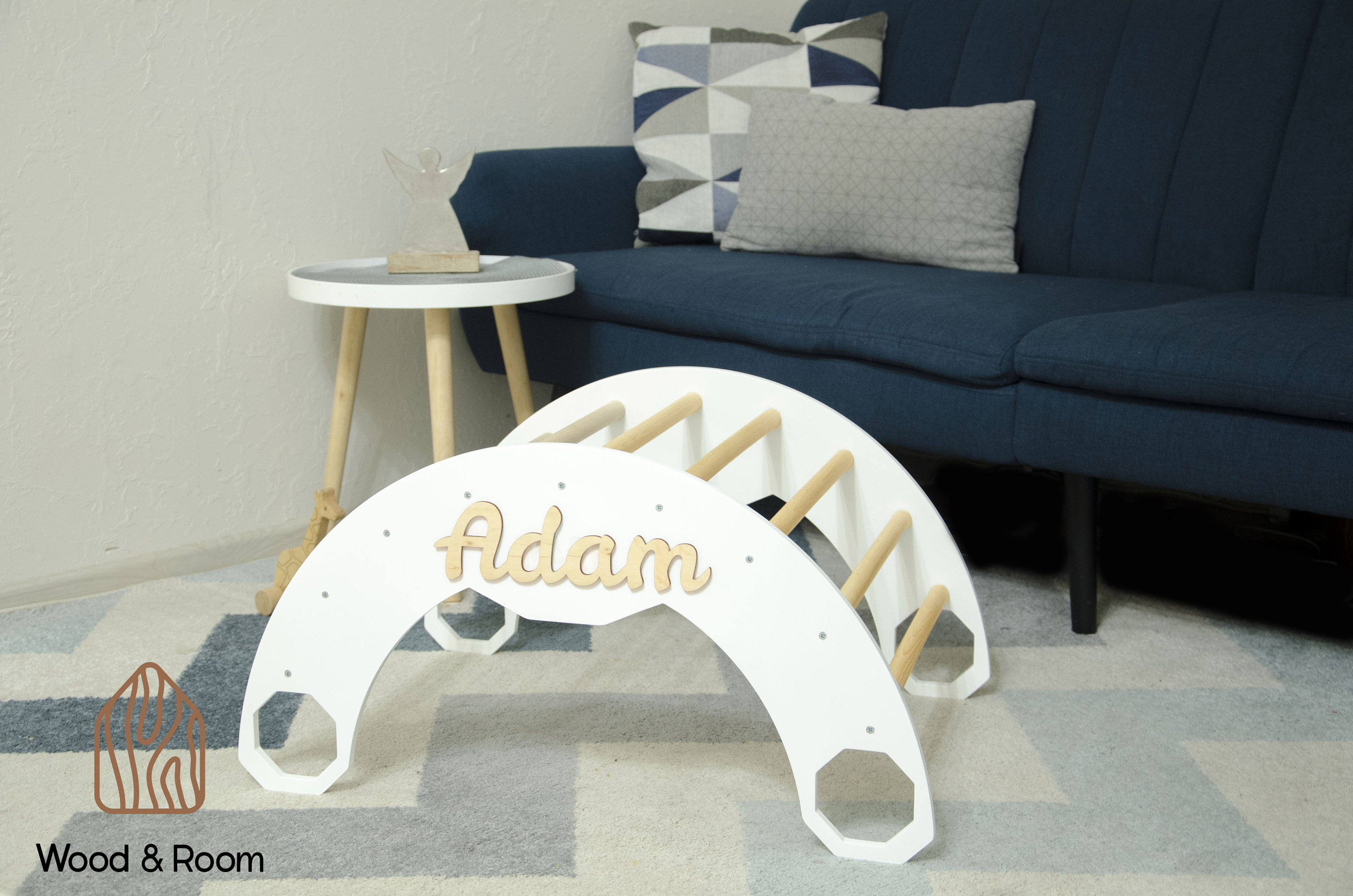 Set of Three Items: Small Climbing Arch and Two Ramps, Indoor ...