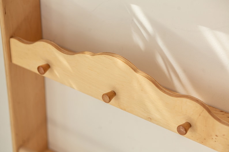 Montessori Wall bookshelf for Toddler Room, Nursery bookcase, Floating book shelves, Montessori furniture, Storage and organization NO personalization