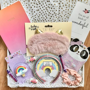 Girls treat box box | little girls birthday box | pamper box | party favours | pamper hamper for little girls | birthday box for girls