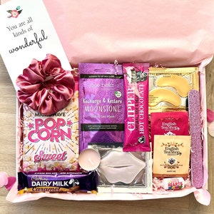 Kosze upominkowe dla nastolatek, prezenty dla dziewczynek, 16, 18, prezent urodzinowy, Pamper Box, Spa Gift Box, pakiet pielęgnacyjny dla niej, dzień w spa, prezent dla niej