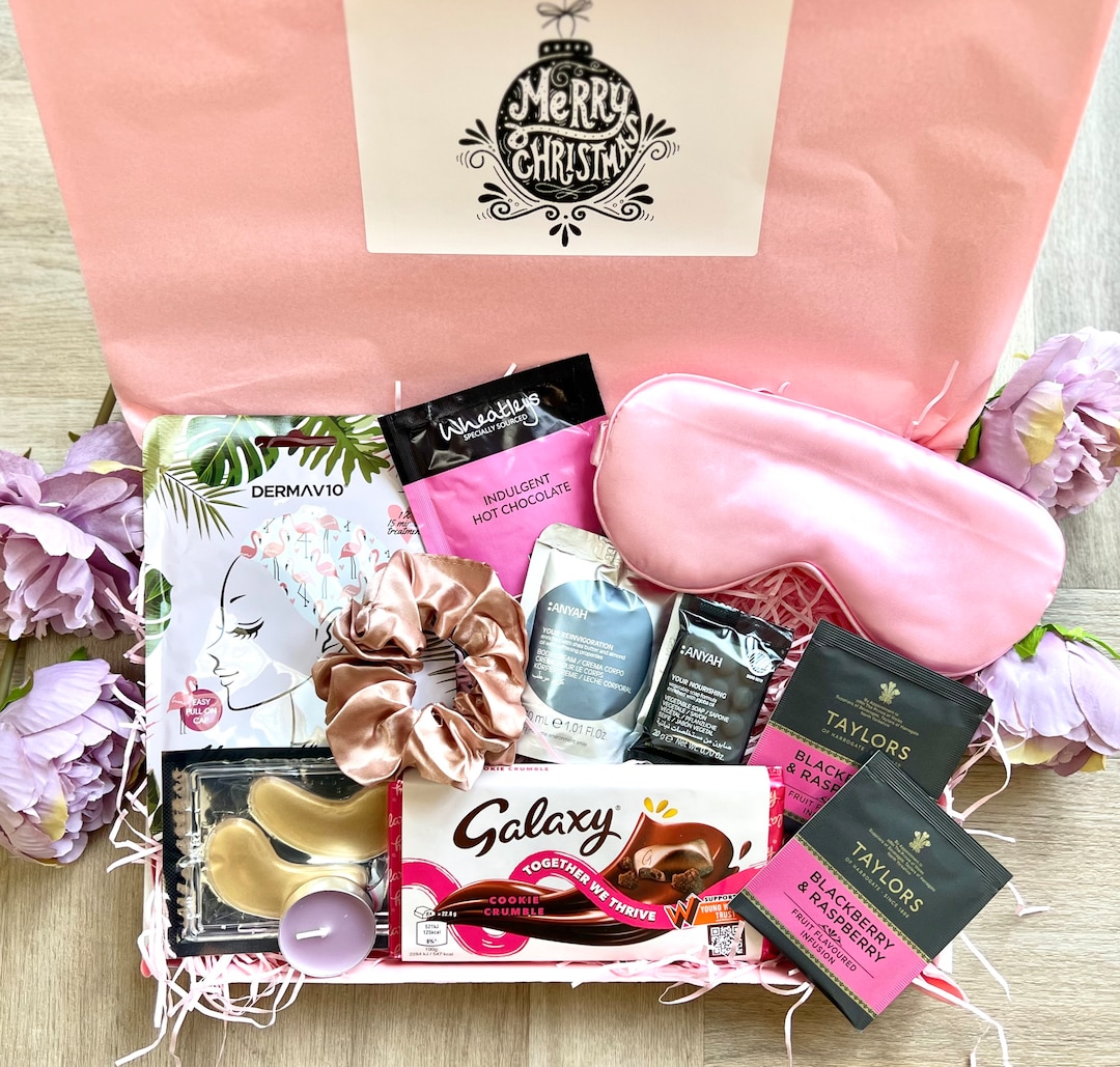 CHRISTMAS GIFT BOX for Her, Secret Santa Gift, Pamper Hamper, Beauty