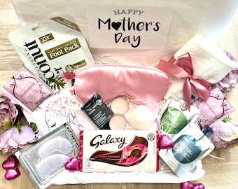 MUTTER TAG PAMPER Geschenkkorb, Geschenke für Mama, Muttertagsgeschenke, personalisierte Muttertagsgeschenke, Selbstpflegekorb, Damengeschenksets, Spa-Tag