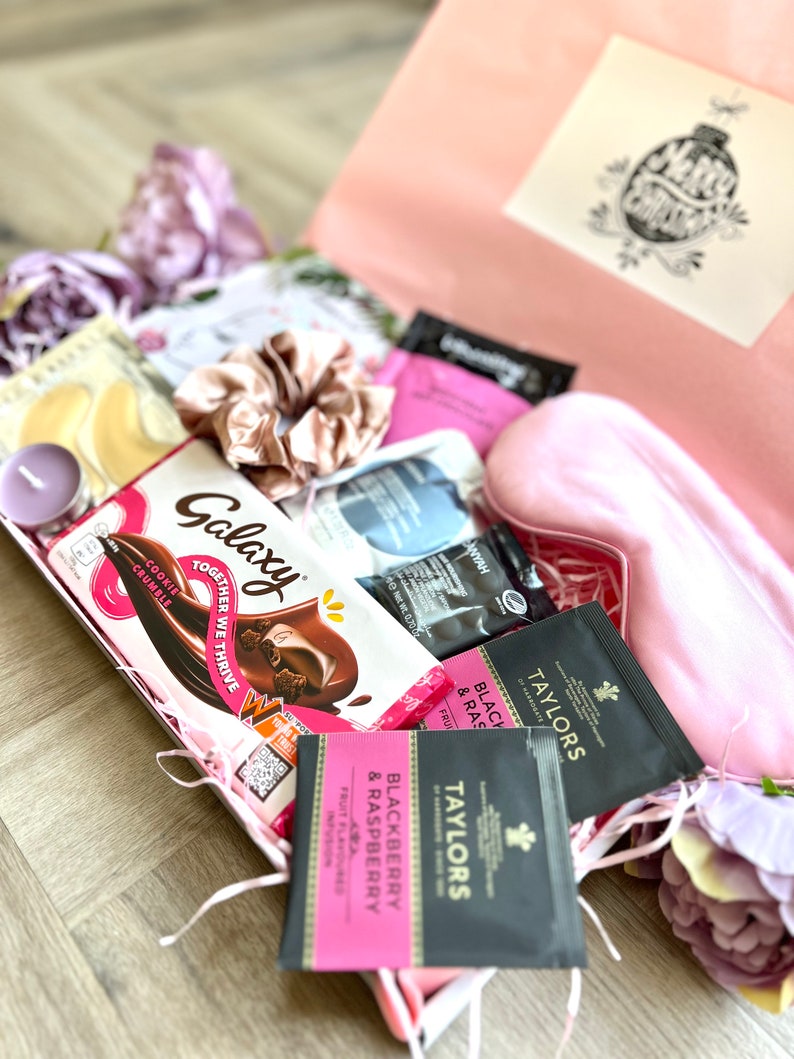 CHRISTMAS GIFT BOX for Her, Secret Santa Gift, Pamper Hamper, Beauty