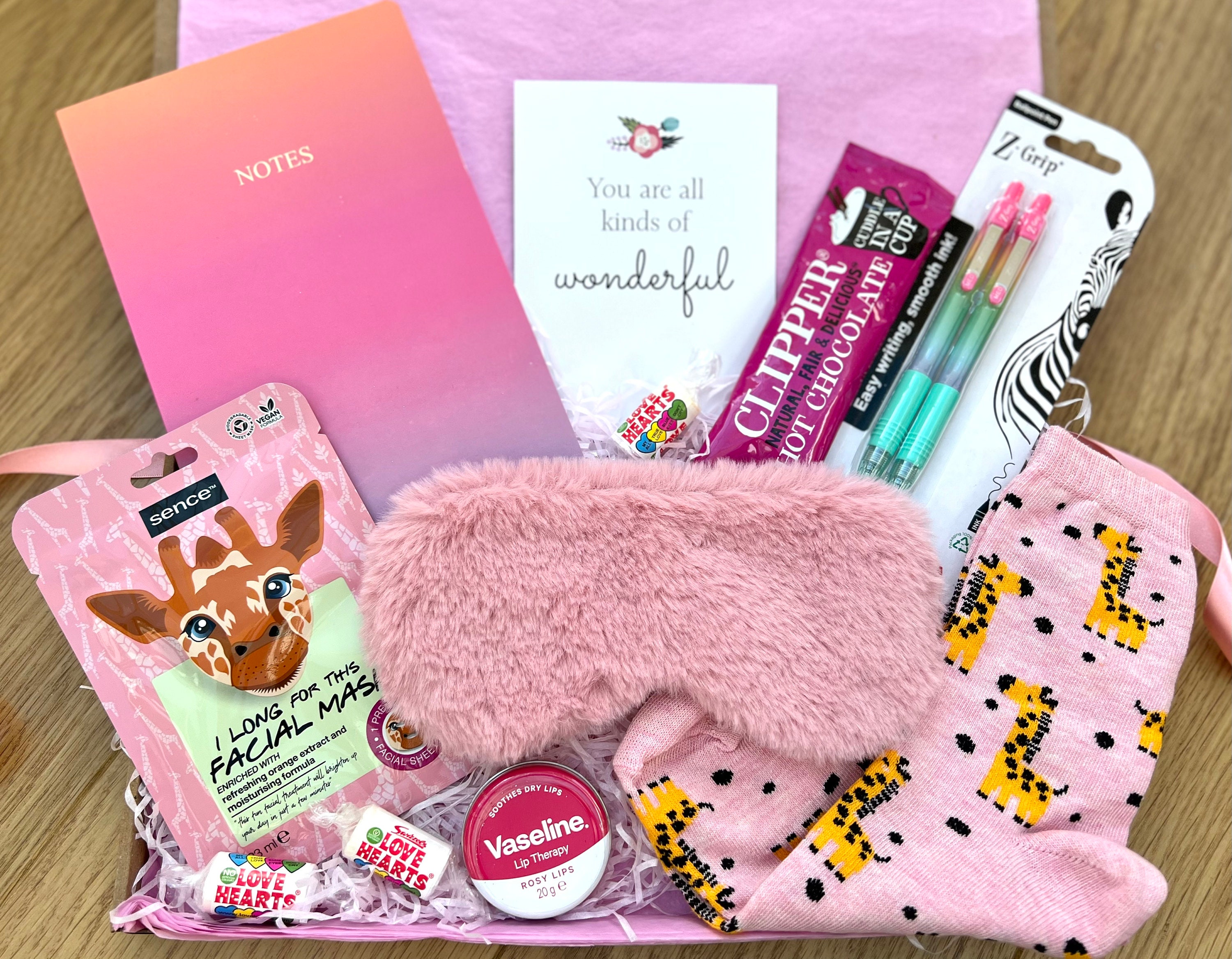 Pink Unicorn Girls Gift Box, Birthday Gift for Girls, Christmas Gift for  Girls, Tween Girl Gift, Self Care Girls Gift, Nails, Sleep Mask. 