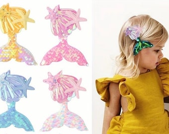 Set Regalo Compleanno A Tema Sirena - Portachiavi, Sacchetti, Braccialetti E Adesivi Per Feste Bambine