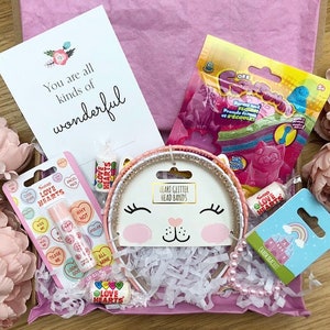 Little girl treat box | big sister gift| young girls gift sets | little girls party gift | Children's activity box | hamper|party Favours
